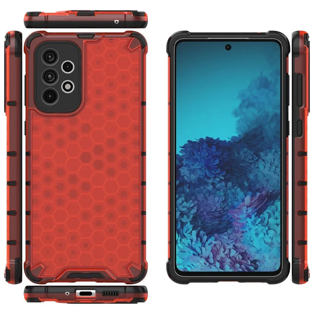 Bofink Honeycomb Samsung Galaxy A73 case - Red