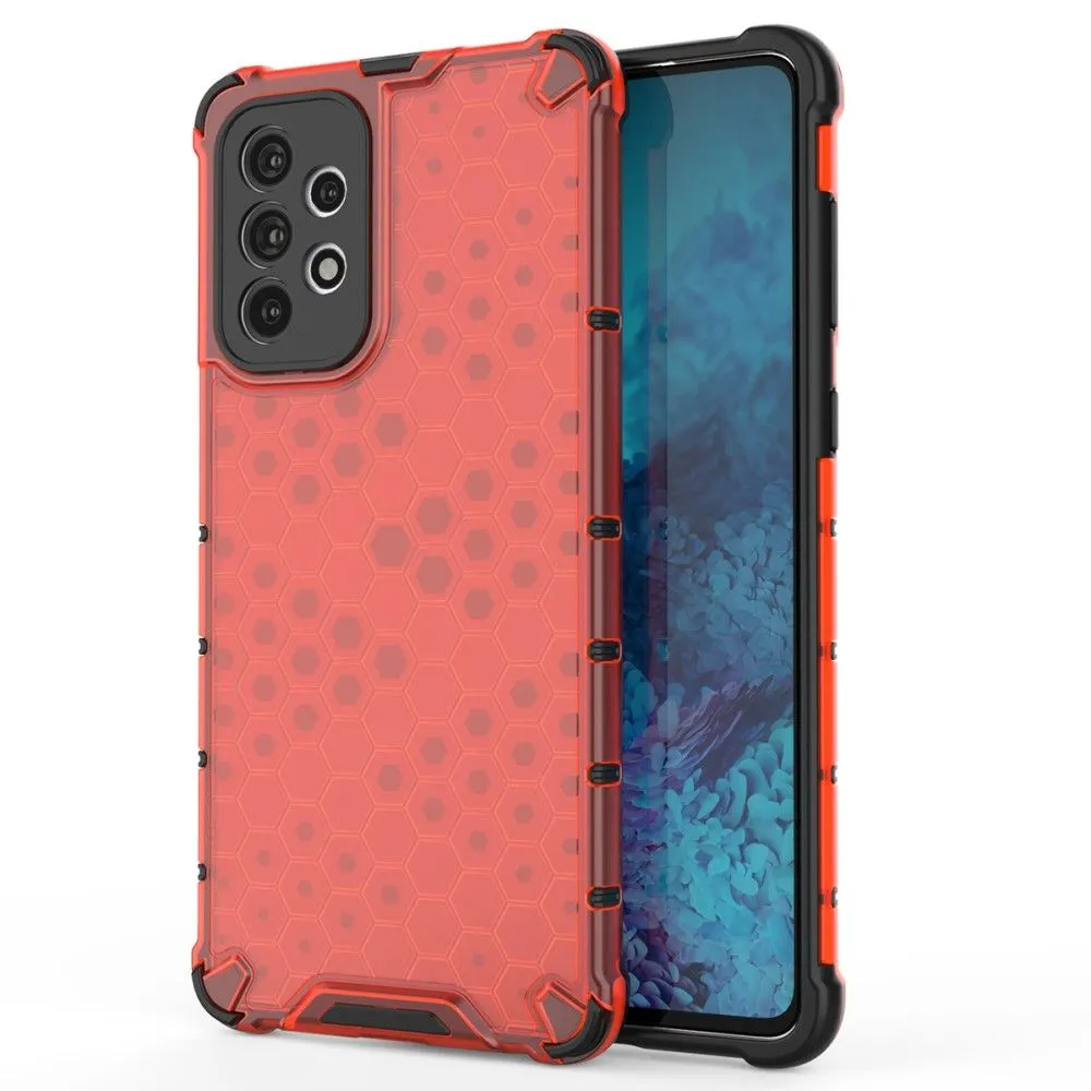 Bofink Honeycomb Samsung Galaxy A73 case - Red