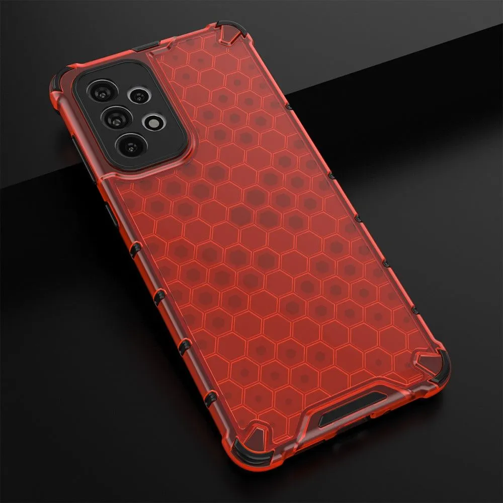 Bofink Honeycomb Samsung Galaxy A73 case - Red