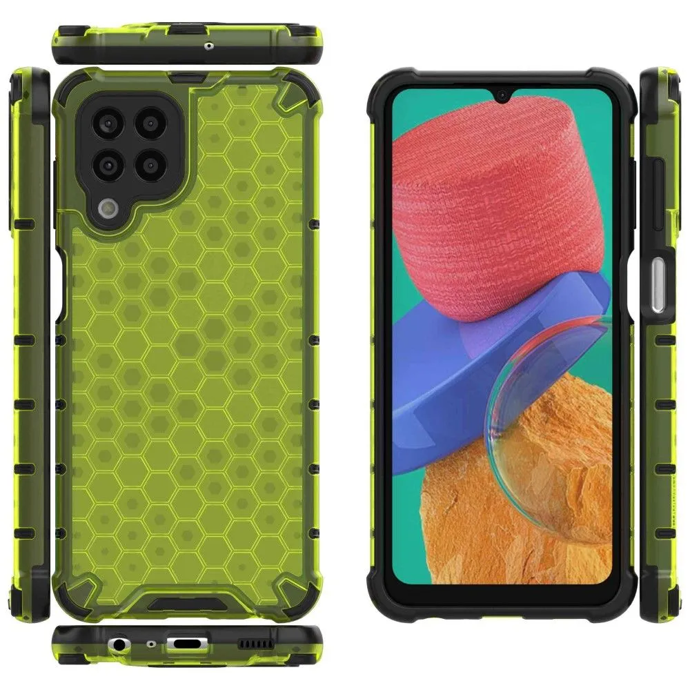 Bofink Honeycomb Samsung Galaxy M33 5G case - Green