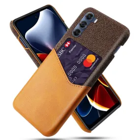 Bofink Motorola Edge S30 Card cover - Orange