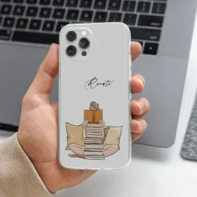 Bookworm Transparent Silicone case