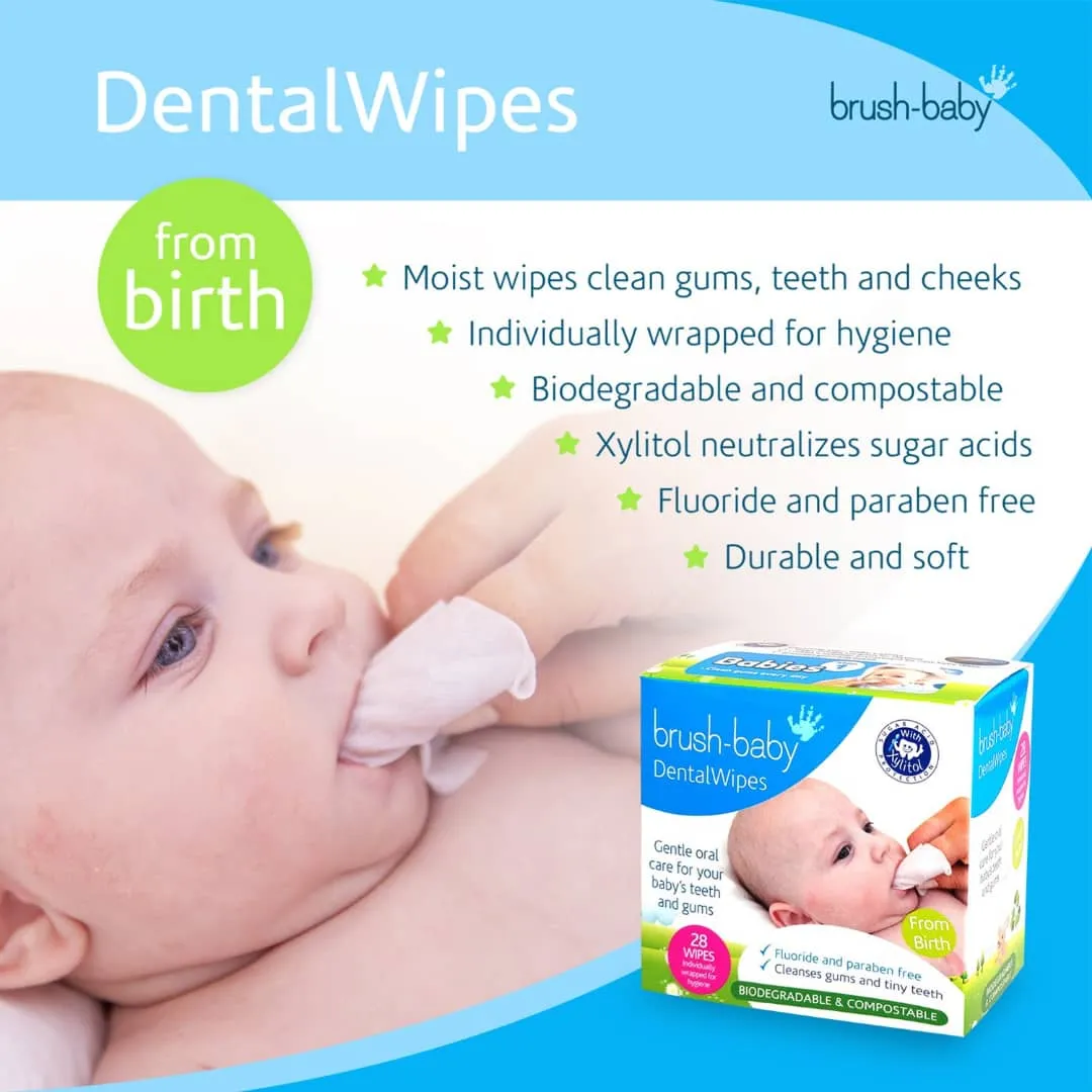 Brush Baby Dental Wipes