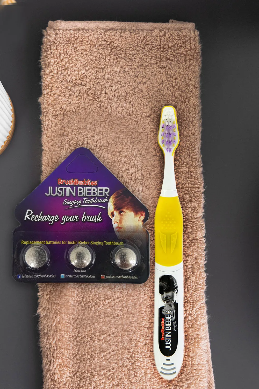 Brush Buddies Justin Bieber Singing Toothbrush Replacement Batteries