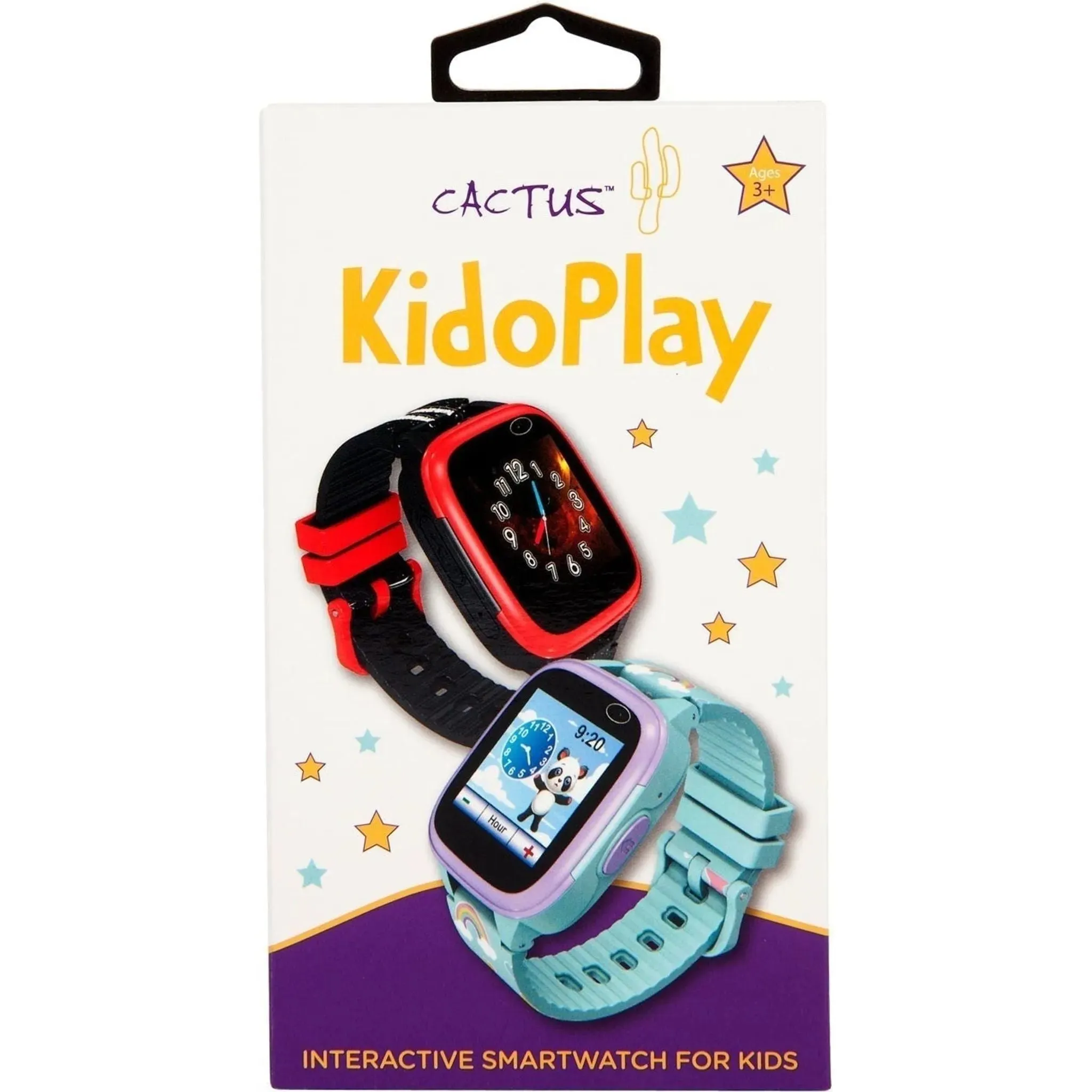 Cactus - KidoPlay - Kids Interactive Game Watch - Aqua / Purple