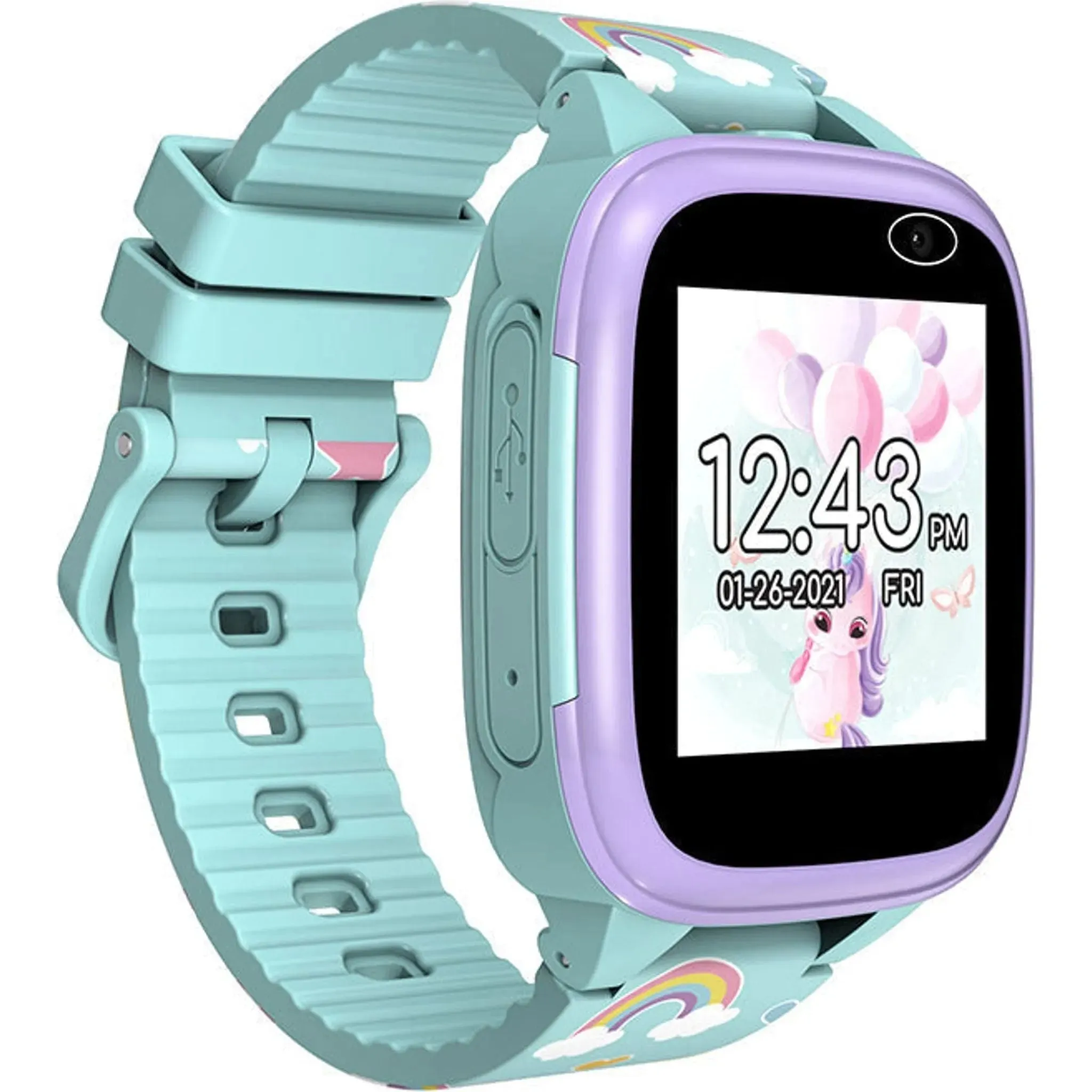 Cactus - KidoPlay - Kids Interactive Game Watch - Aqua / Purple