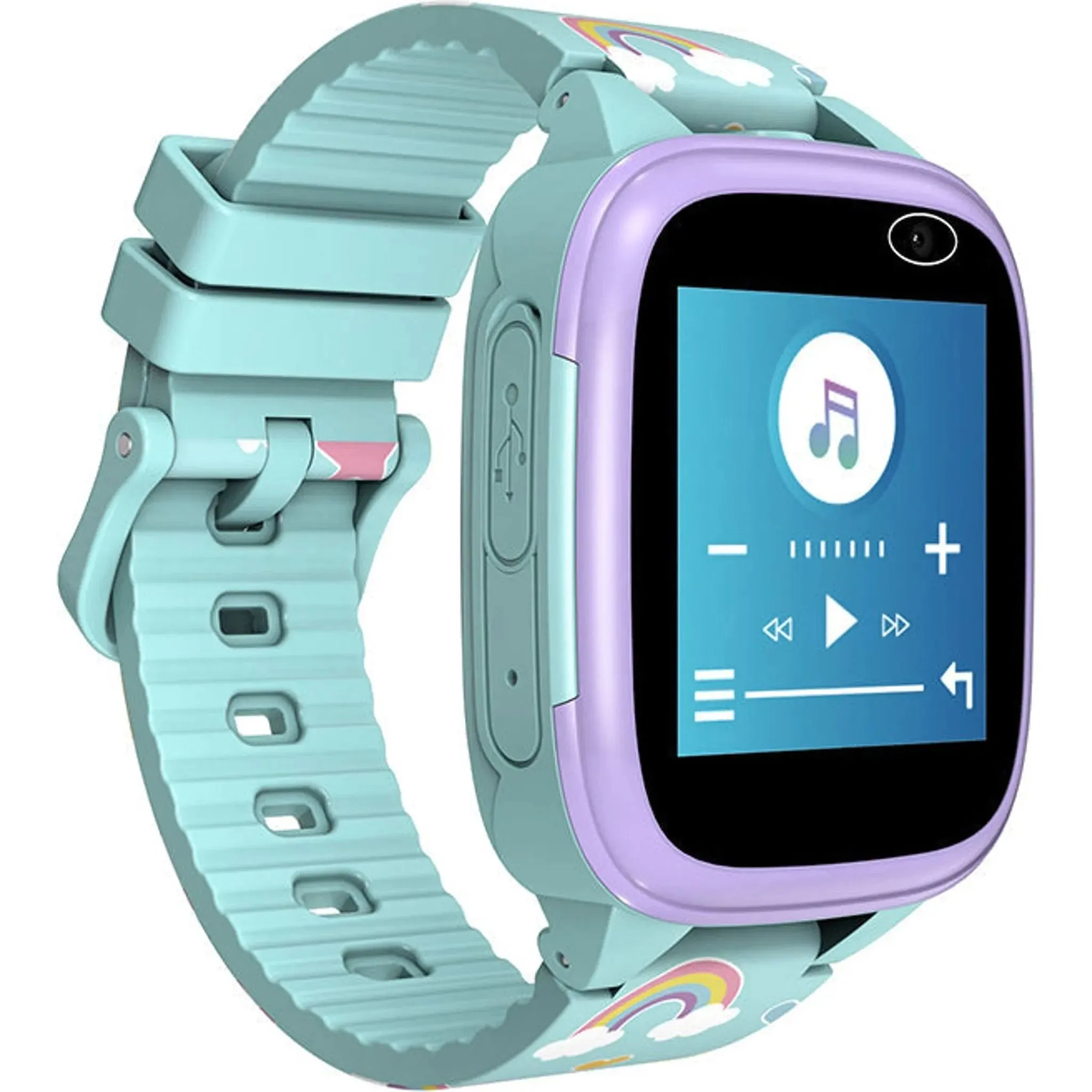 Cactus - KidoPlay - Kids Interactive Game Watch - Aqua / Purple