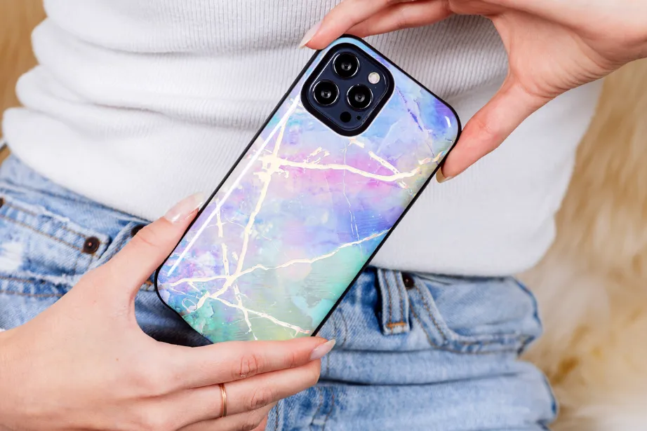 Candy Holo Marble Battery Case