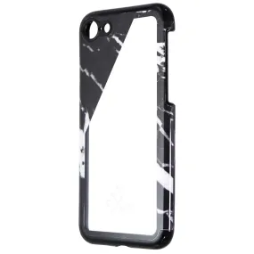 Candywirez Snap Case for iPhone 8 / 7  - Black Marble Slant/Clear