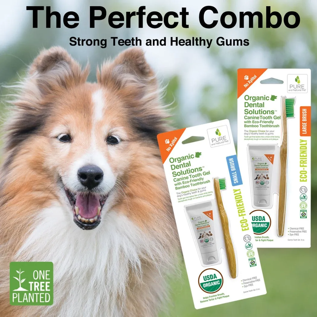 Canine Tooth Gel with Eco-Friendly Bamboo Toothbrush