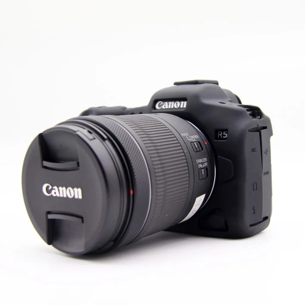 Canon EOS R5 silicone case - Black