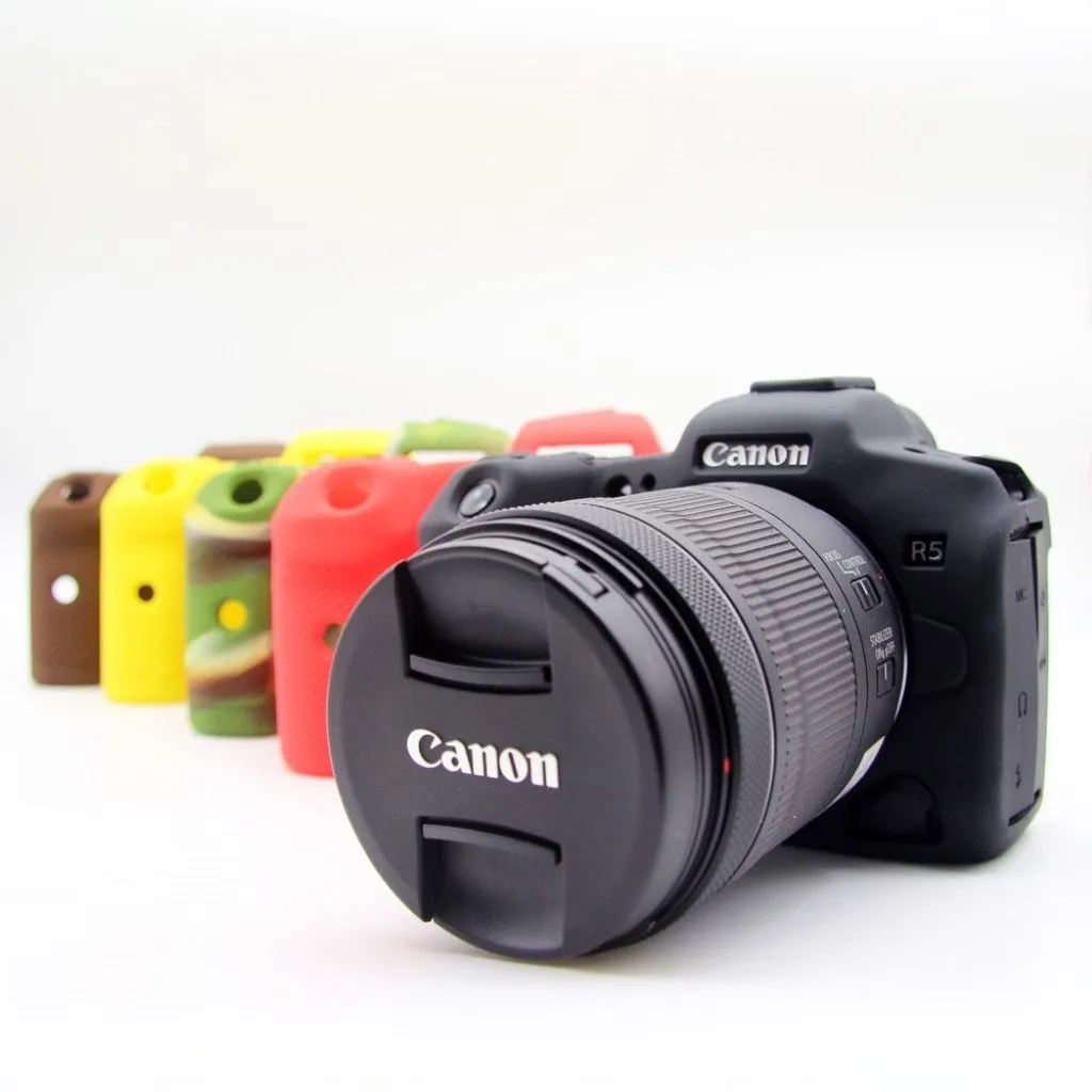 Canon EOS R5 silicone case - Black