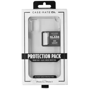 Case-Mate Protection Pack Case & Screen Protector for iPhone Xs / X - Clear