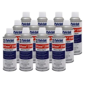 Case of 12 (Full Case) POLYTEK Pol-Ease 2300 Mold Release