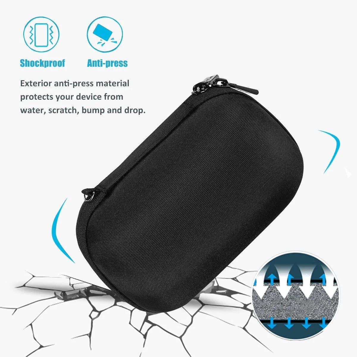 (CASE ONLY) Hard Carrying Case for UE WONDERBOOM /WONDERBOOM 2 Wireless Speaker | ProCase