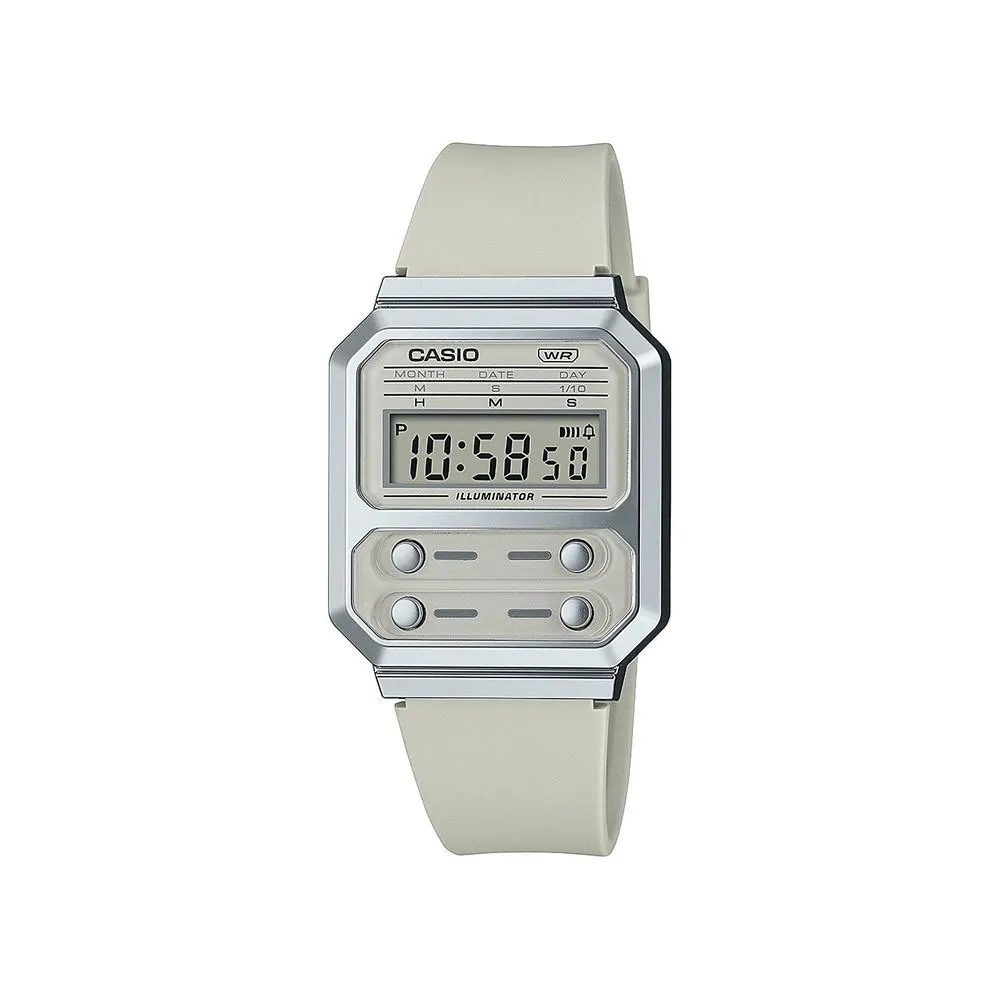 Casio Beige Silicone Watch