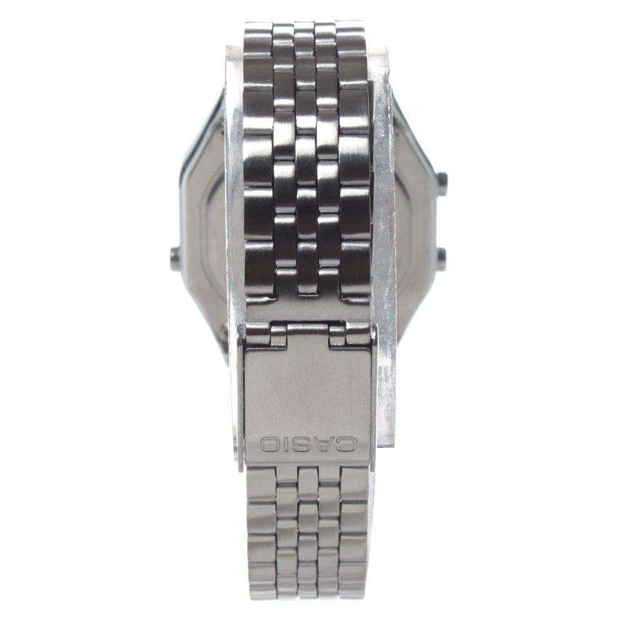 Casio LA680WA-1BDF Silver Stainless Watch for Women