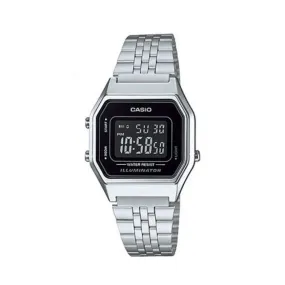 Casio LA680WA-1BDF Silver Stainless Watch for Women