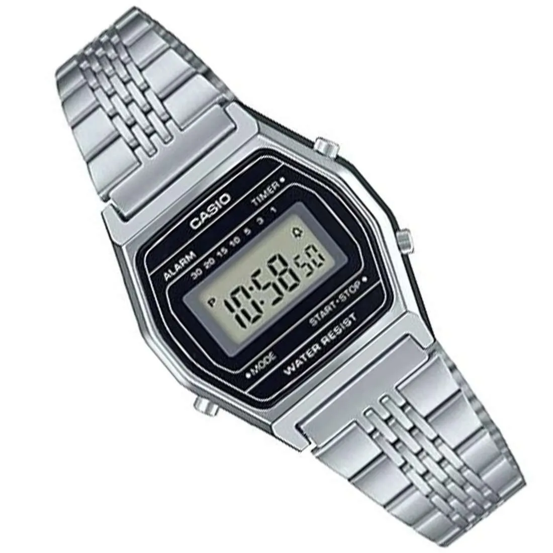 Casio LA690WA-1DF Silver Stainless Watch for Women