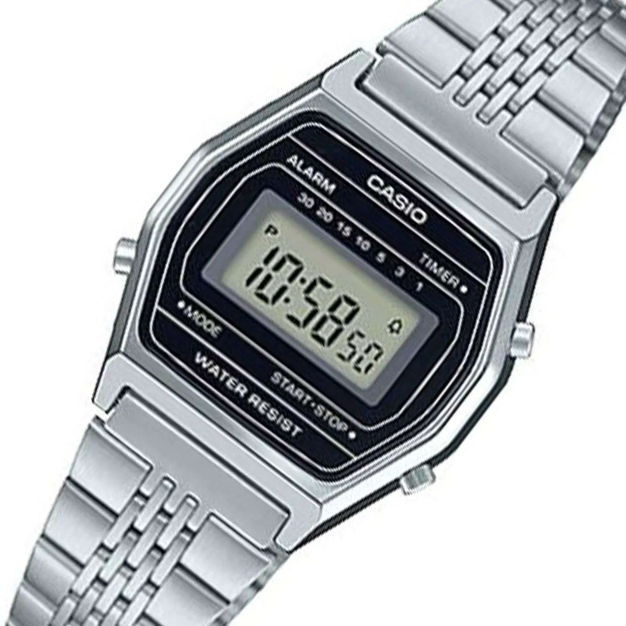 Casio LA690WA-1DF Silver Stainless Watch for Women