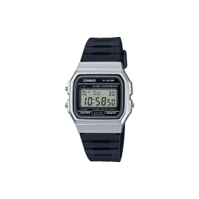 Casio Vintage Styled Silver Watch