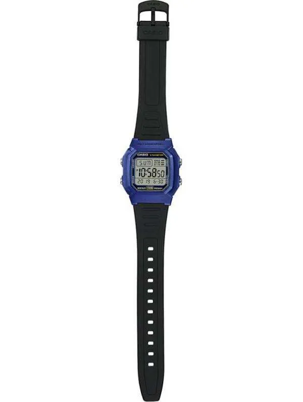 Casio W-800HM-2AVDF Black Resin Watch for Men and Women