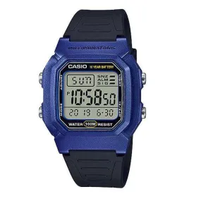 Casio W-800HM-2AVDF Black Resin Watch for Men and Women