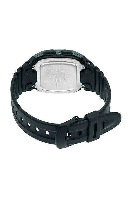 Casio W-96H-1BVDF Black Resin Watch for Men and Women