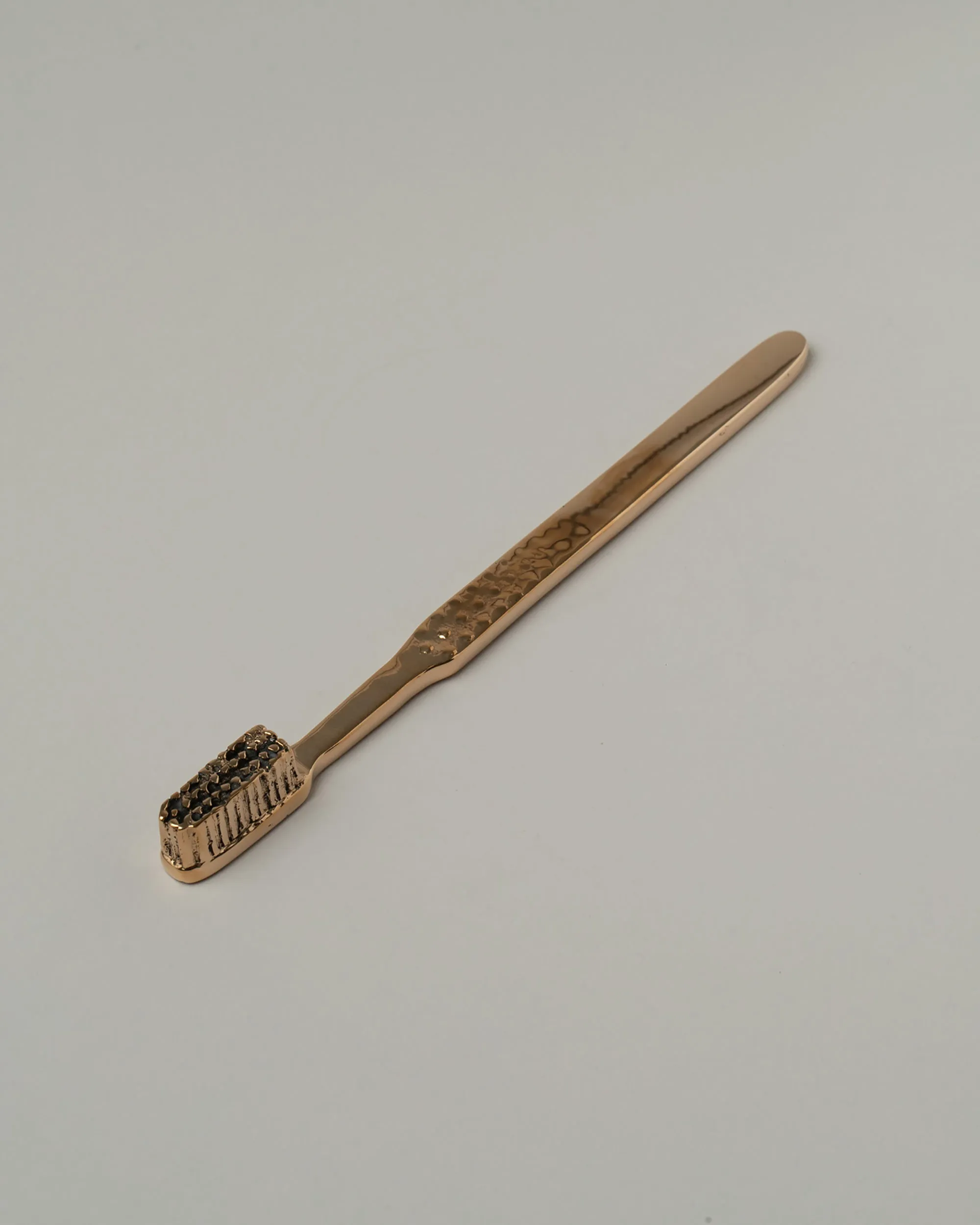 Cast Bronze Toothbrush