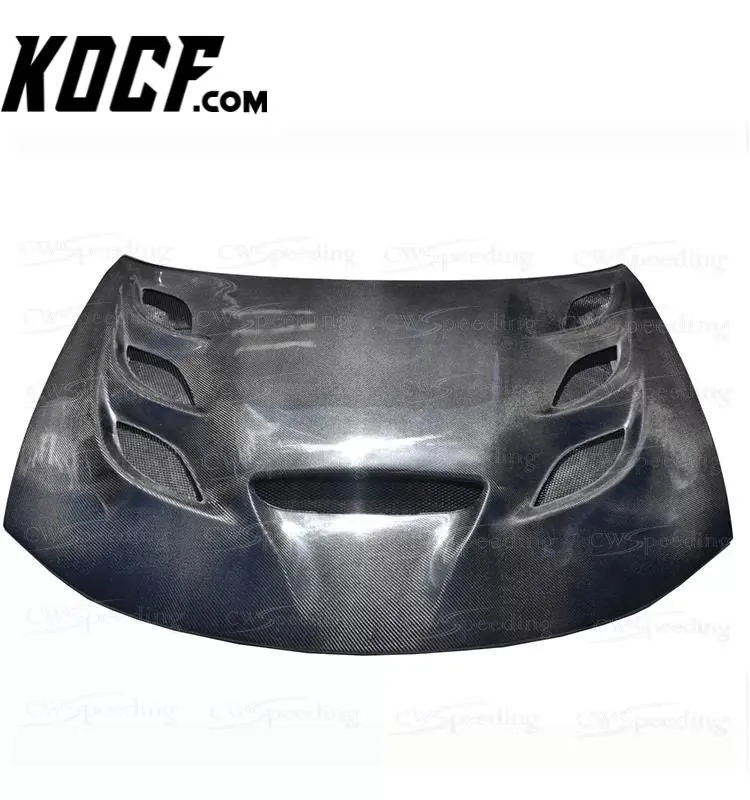 CB STYLE CARBON FIBER ENGINE HOOD BONNET FOR 2015 DODGE CHARGER BODY KIT