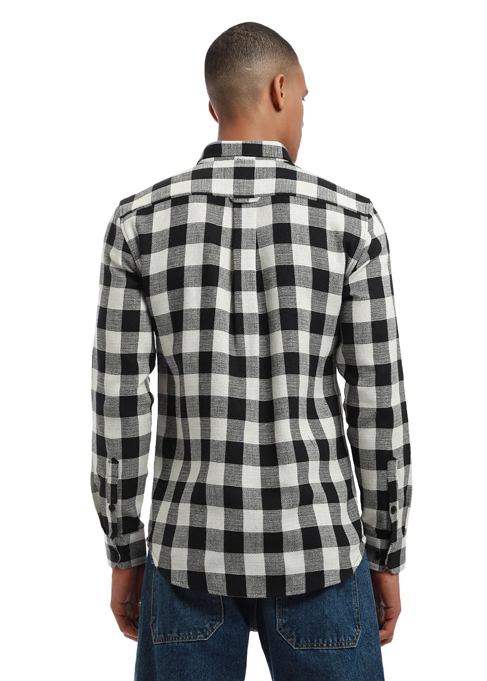 Chess Square Black Check shirt