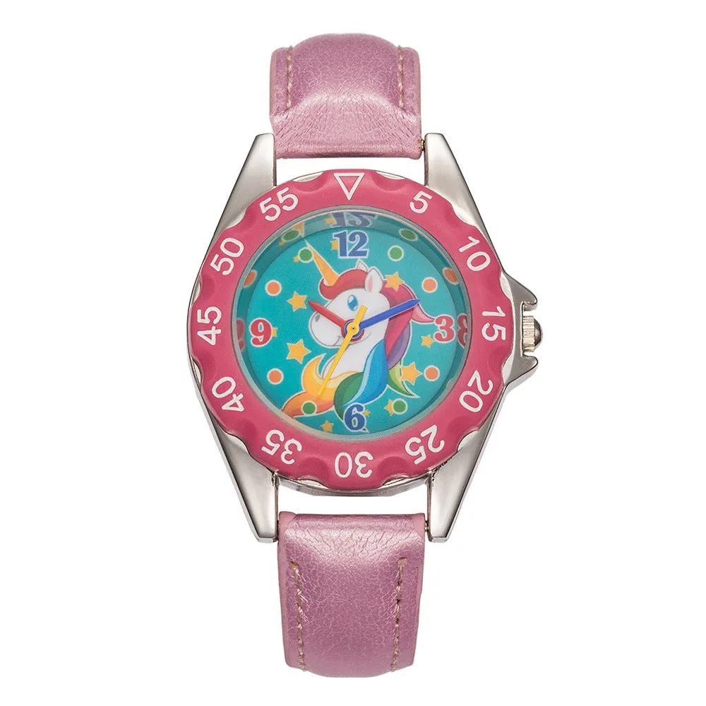 Children's digital circle watch