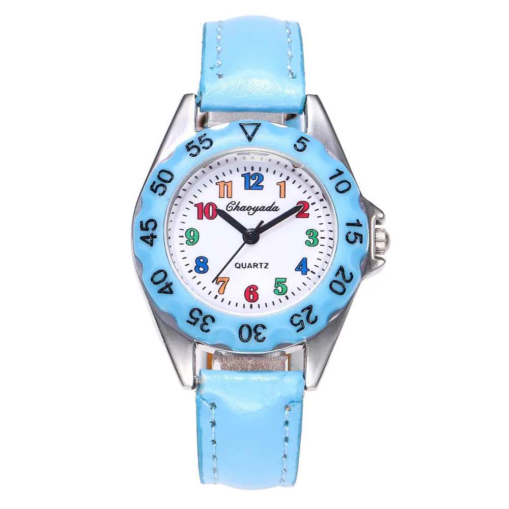 Children's digital circle watch