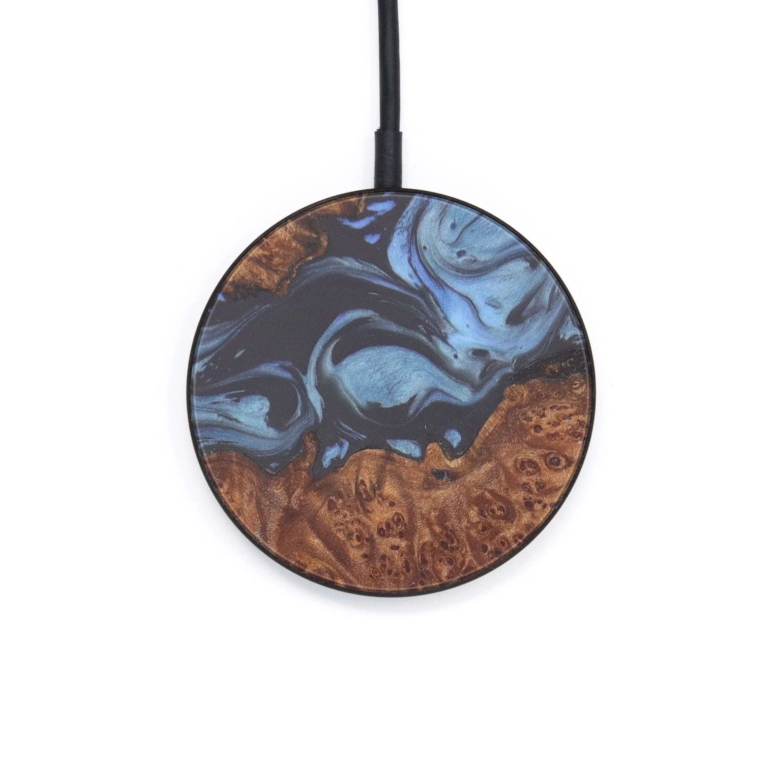 Circle Wood Resin Wireless Charger - Catina (Artist Pick, 607055)