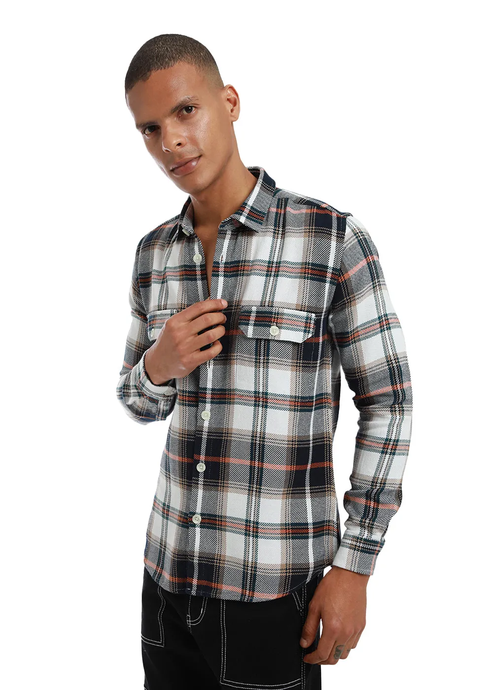 Classic Brushed Cotton Check Shirt