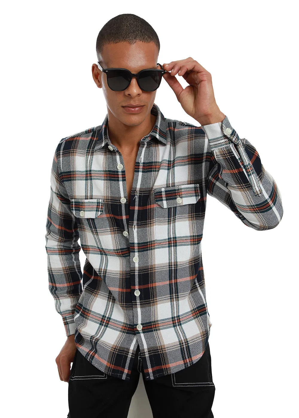 Classic Brushed Cotton Check Shirt