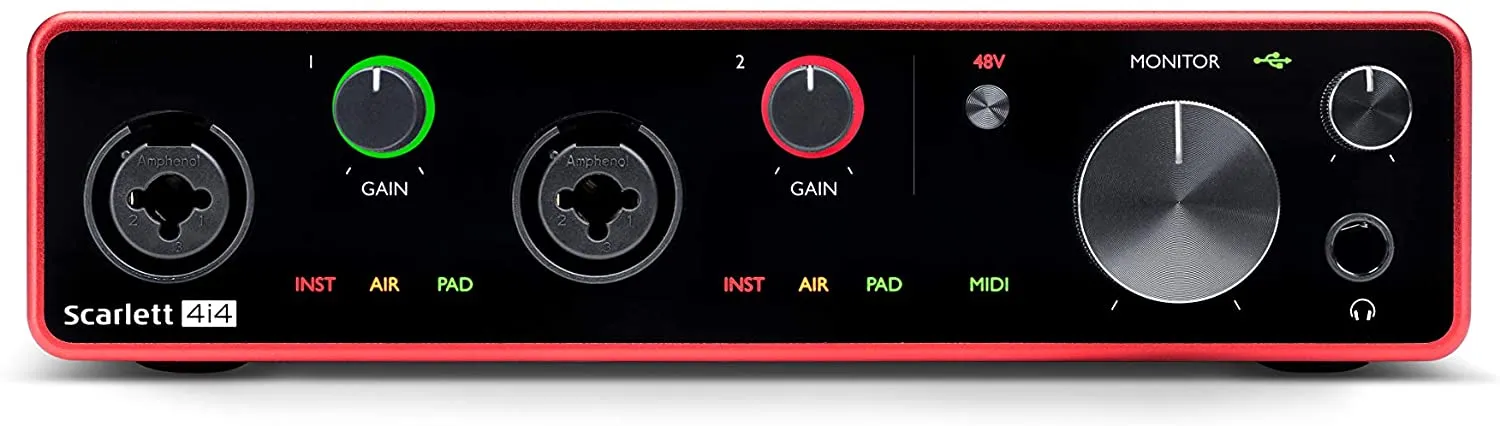 [CLEARANCE] Focusrite Scarlett 4i4 (3rd Gen) USB Audio Interface with Pro Tools