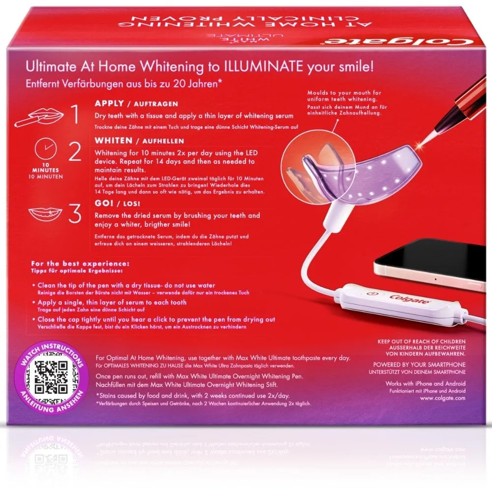 Colgate Max White Ultimate LED Whitening Kit