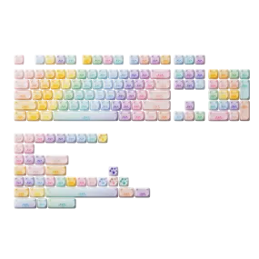 Colorful Cats Keycap Set (142-key)