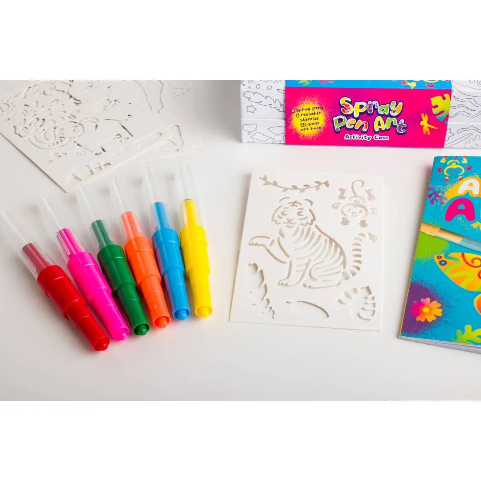 Colour-In Carry Case: Spray Pen Art Activity Case