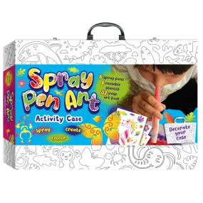 Colour-In Carry Case: Spray Pen Art Activity Case