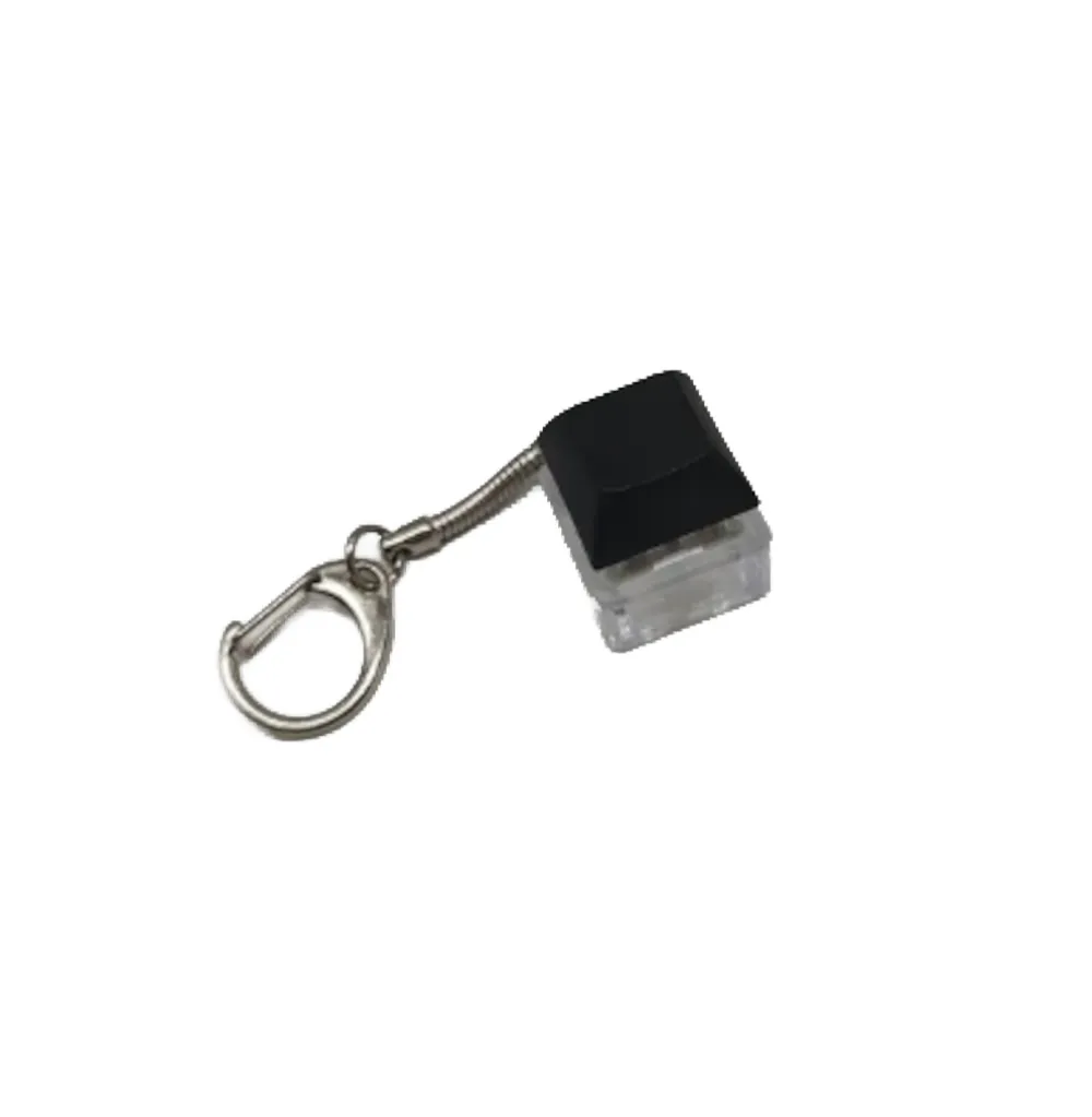 Computer Button Keychain