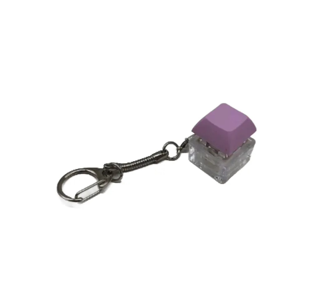 Computer Button Keychain