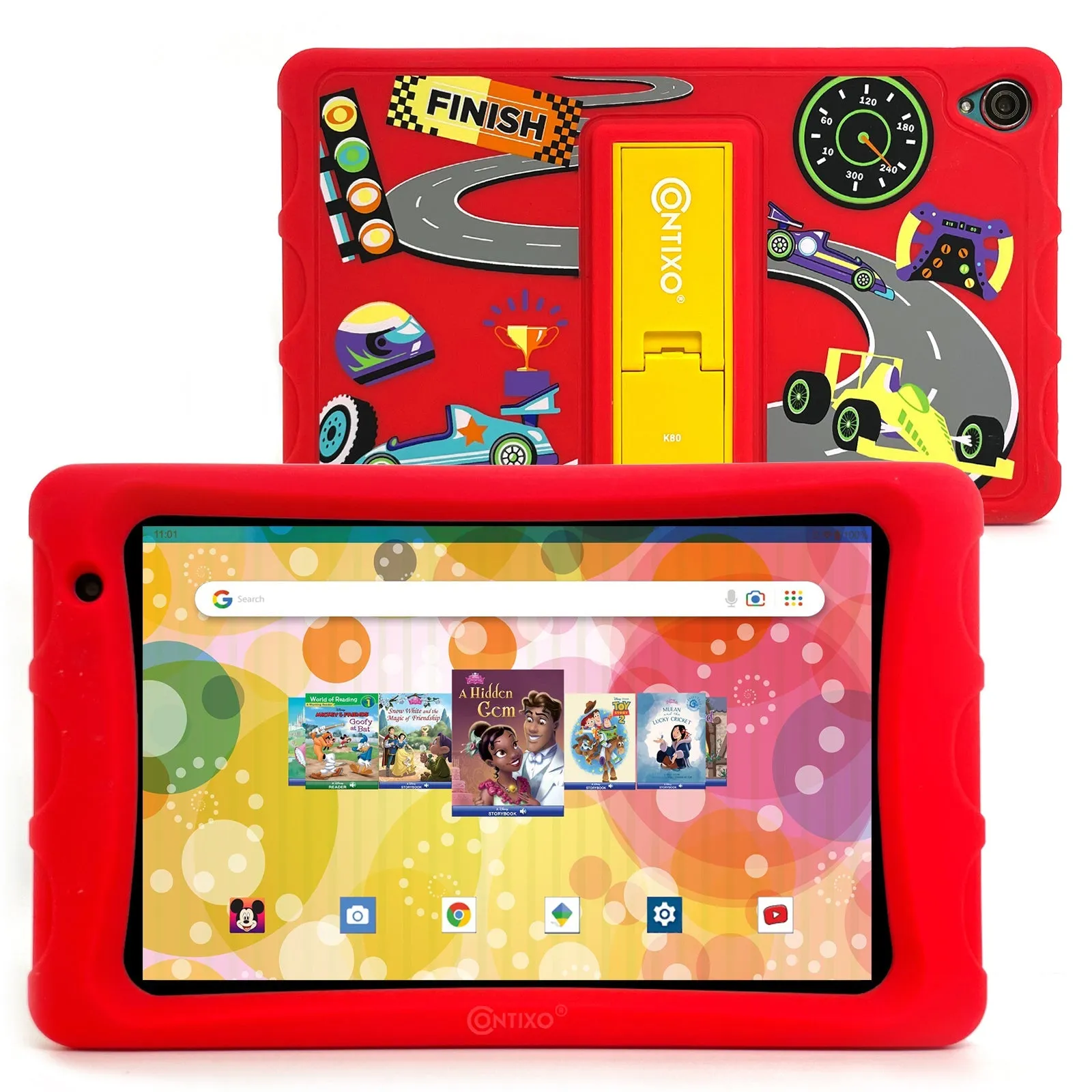 Contixo K81 8-Inch Kids Tablet Featuring 80 Disney eBooks - 4GB   64GB by Contixo