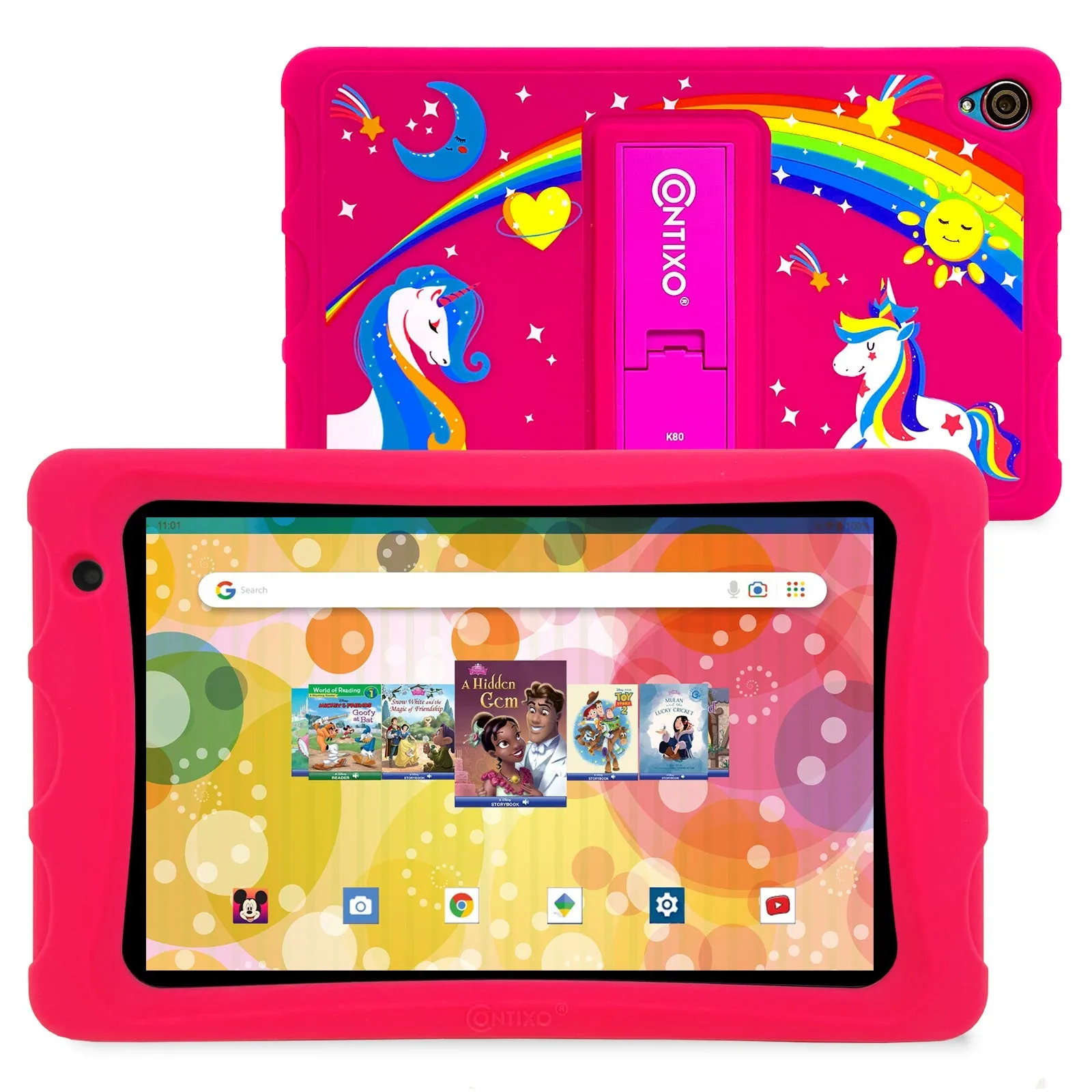 Contixo K81 8-Inch Kids Tablet Featuring 80 Disney eBooks - 4GB   64GB by Contixo