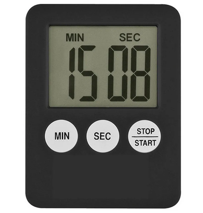 Cooking Timer LCD Digital Screen Clock Kitchen Countdown Timer Mechanical Digital Kitchen Timer Magnetic