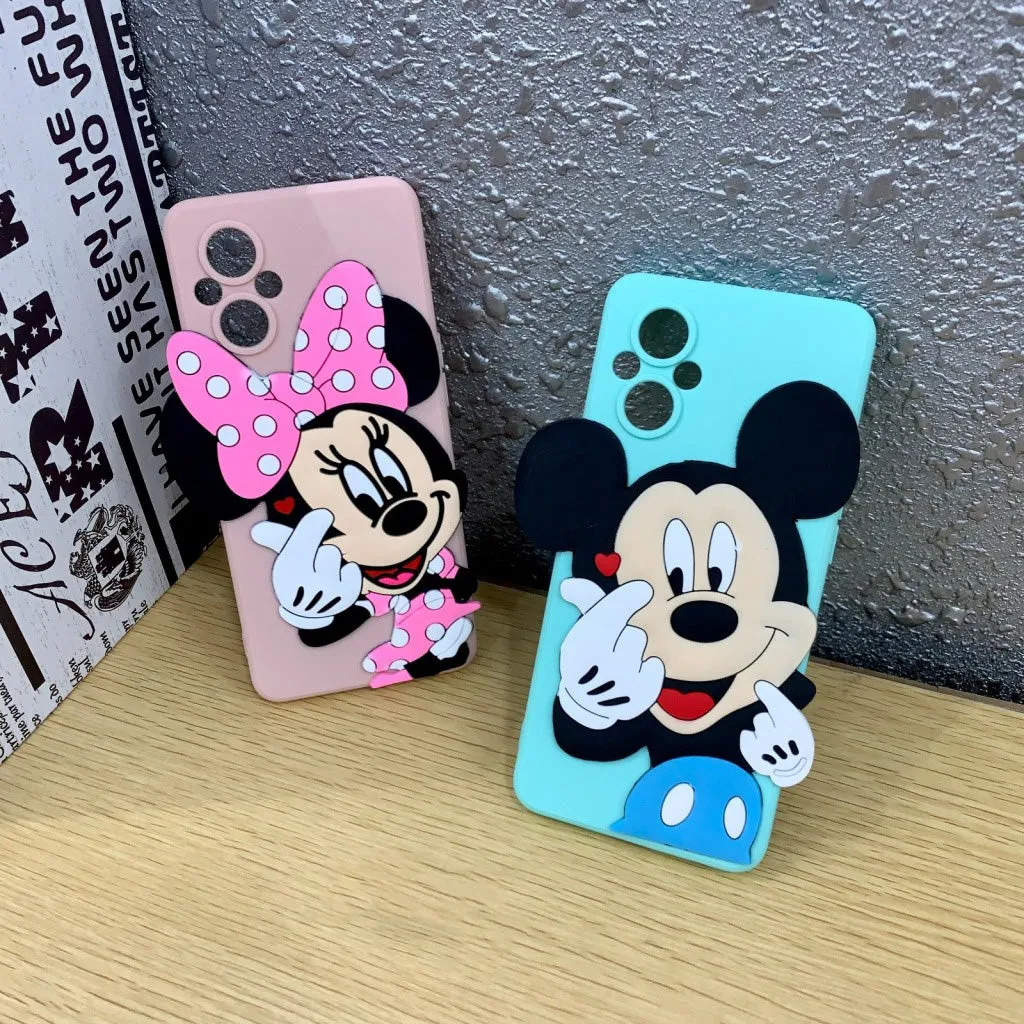 Couple Mickey And Minnie Hard Protection Case For Poco