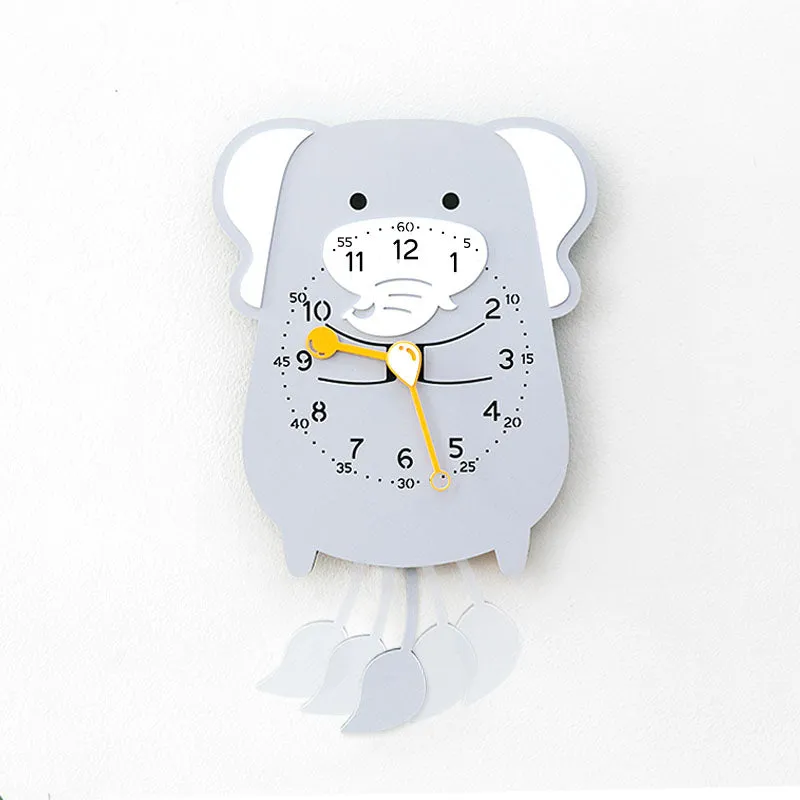 Cuckoo Large 3d Acrylic Modern Wall Watch Quartz Silent Kids Living Room Digital Gift Ideas Clocks Single Face Kids Wall Clock