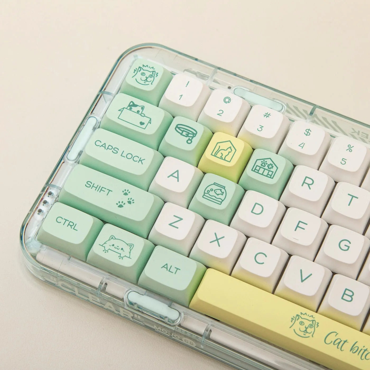 Cute PBT Dye Sublimation Keycaps | Cute keycaps set