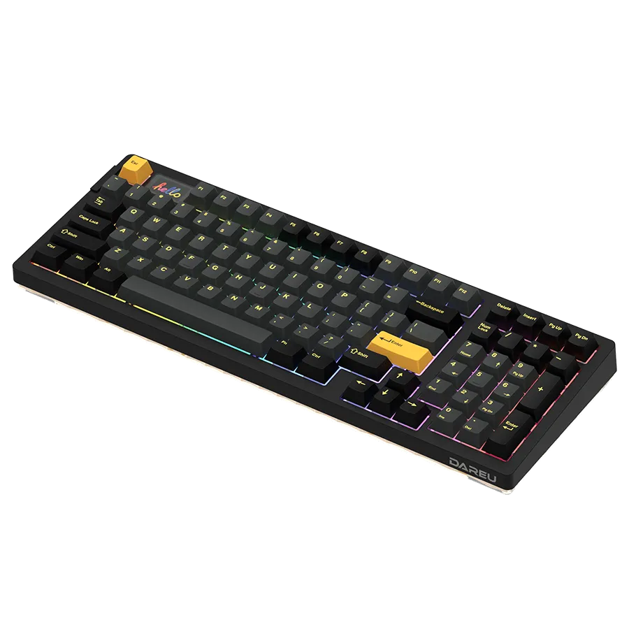 DAREU A98 PRO II | Wireless 98-Key RGB Custom Hotswap Keyboard with Display